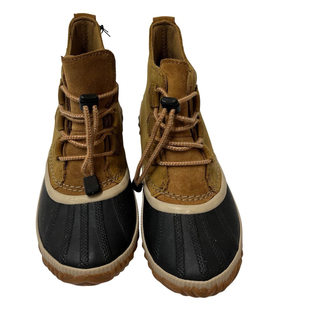 Sorel Boots Out N About Plus Duck Tan Suede Upper Womens 5 Waterproof Lug Sole